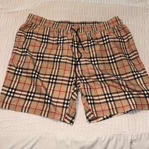 Burberry
Men's Guildes Check Swim Trunks